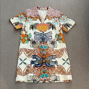 Marie Oliver Dede Mini Dress in Daylight print